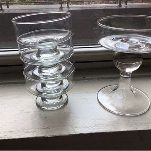 Glass four and large have sweets!